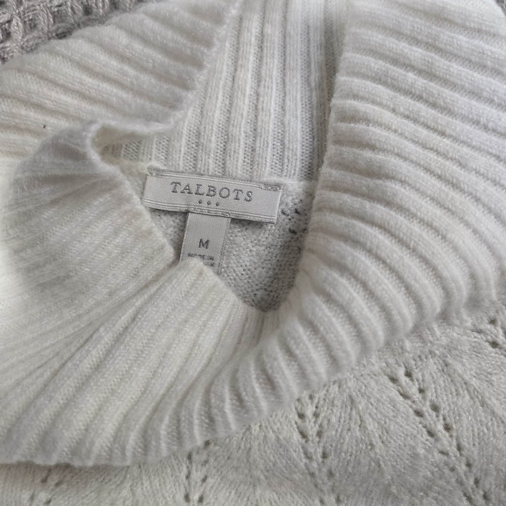 Talbots women’s white sweater